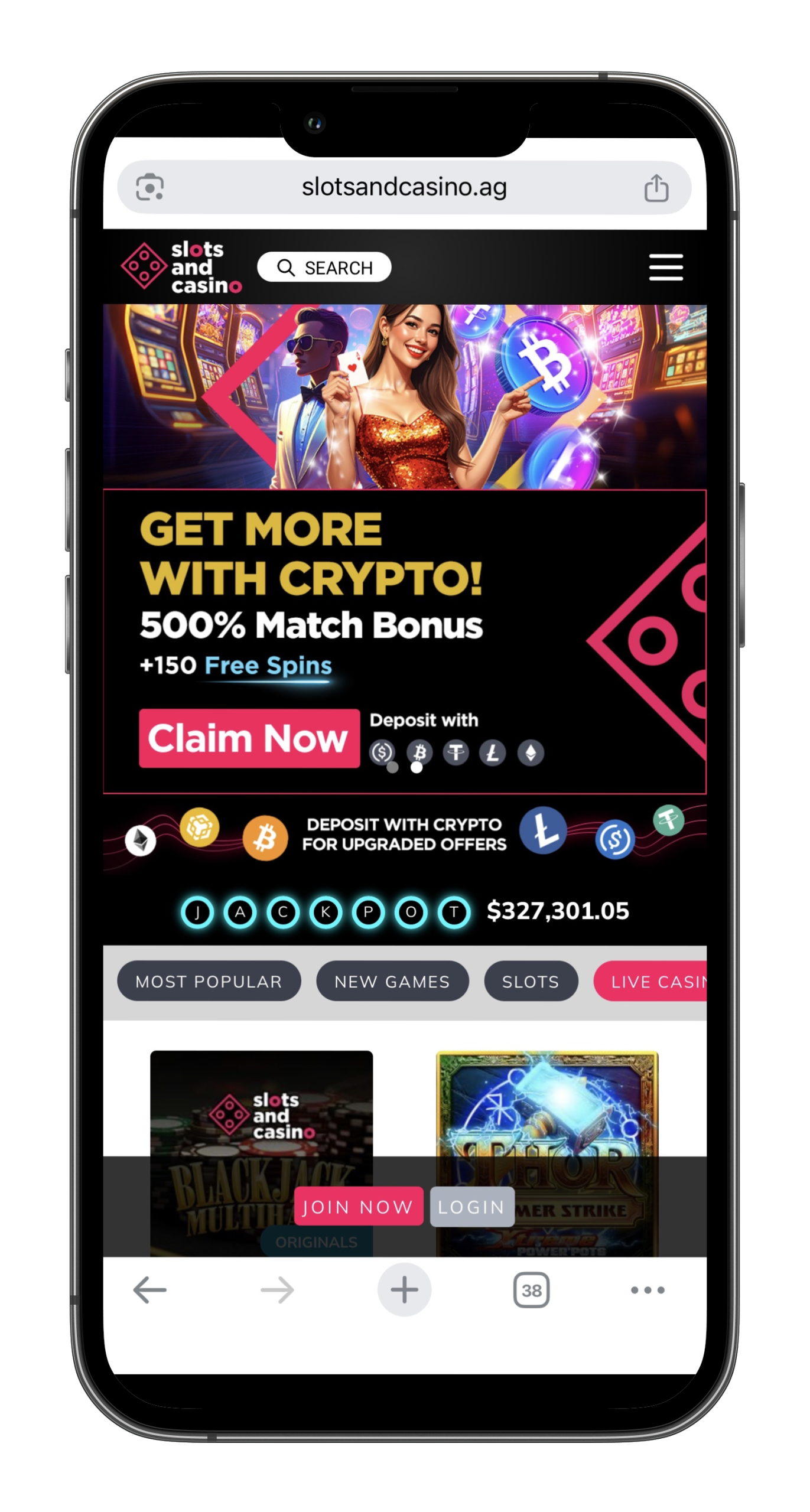 Slots and Casino - fast withdrawal casino site - mobile view